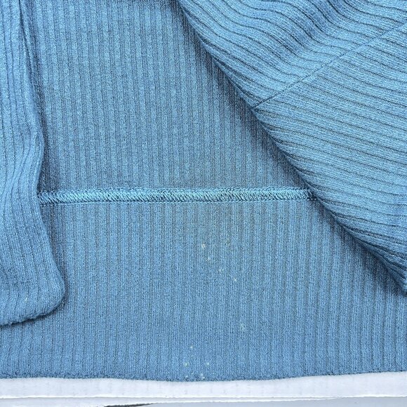 Athleta Harmony Pose Wrap Cardigan with Hood in Green Vista Teal Size M - Picture 7 of 12